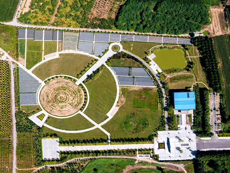 施孝生态陵园航拍实景